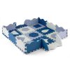 Habszivacs puzzle szőnyeg Milly Mally Jolly 3x3 Shapes Blue