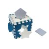 Habszivacs puzzle szőnyeg Milly Mally Jolly 3x3 Shapes Blue