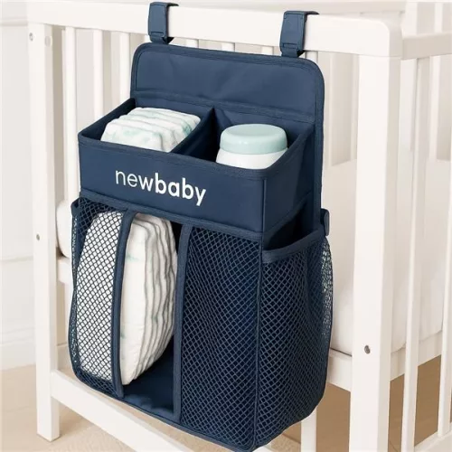 TinyTidy New Baby ágy melletti rendező kék