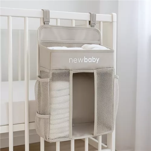 Kiságy szervező TinyTidy New Baby szürke