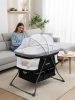 Összecsukható bölcsőágy DreamyNest Baby Mix fekete