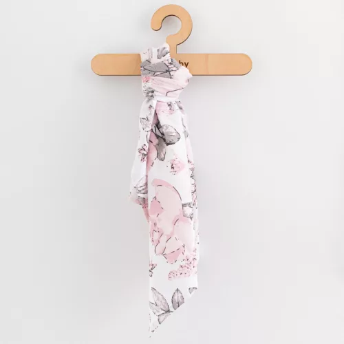 Muszlin pelenka New Baby 60x80 cm 3 db LÁNY