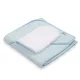 Gyermek frottír törölköző és kapucnival New Baby BASIC 80x80 kék
