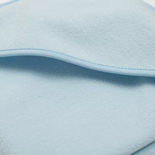 Gyermek frottír törölköző és kapucnival New Baby BASIC 80x80 kék