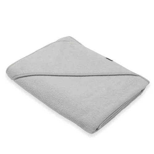 Gyermek frottír törölköző és kapucnival New Baby BASIC 100x100 szürke