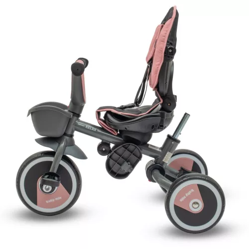 Gyerek tricikli Baby Mix 5az1-ben RELAX 365° rózsaszín