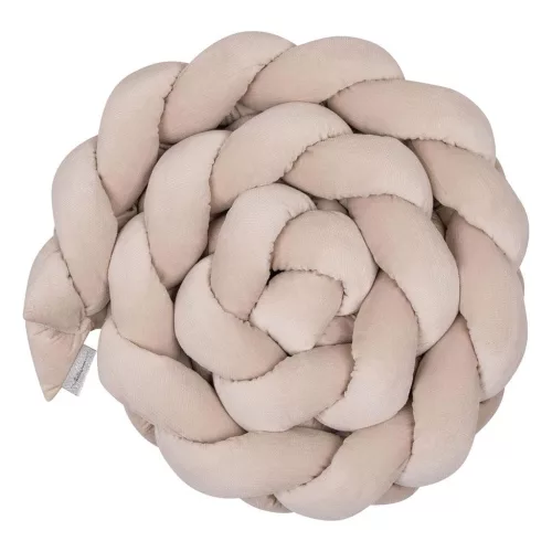 Fonott rácsvédő kiságyba Belisima aksamit cappuccino