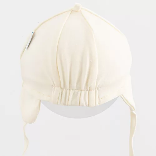 Pamut baba sapka napellenzővel New Baby Casually dressed cream