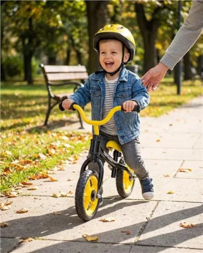 Gyerek futóbicikli Baby Mix Traveller fekete