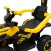 Bébitaxi tolókarral Baby Mix Mega sárga