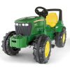 Pedálos traktor Rolly Toys John Deere Farmtrac zöld