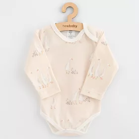 Csecsemő pamut hosszú ujjú body New Baby Libák