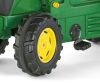 Pedálos traktor rakodó Rolly Toys John Deere Farmtrac zöld