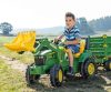 Pedálos traktor rakodó Rolly Toys John Deere Farmtrac zöld