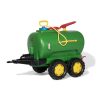 Pedálos traktor rakodó Rolly Toys John Deere Farmtrac zöld