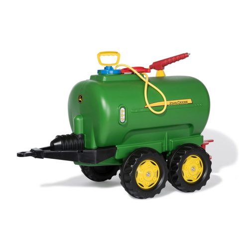 Tartálykocsi szivattyúval és locsolóval Rolly Toys John Deere zöld