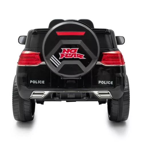Gyermek elektromos autó Baby Mix Police 4x4 fekete
