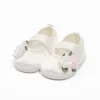 Baba szatén balettcipők New Baby Ivory Flowers 12-18 h
