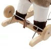 Hintaló dallammal és kerekekkel, Baby Mix, barna