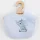 Gyermek pamut előke New Baby Happy Elephant blue