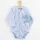 Baba teljes hosszában patentos hosszú ujjú body New Baby Happy Elephant blue