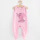 Baba pamut rugdalózó New Baby Happy Elephant pink