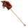 Hobby Horse hanggal kerekekkel Bruno Baby Mix Brown