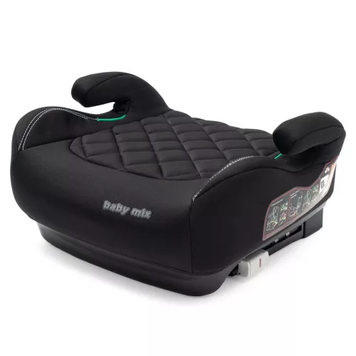 Autós ülésmagasító BABY MIX HERO Plus ISOFIX I-SIZE 2026 black