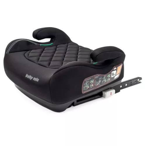 Autós ülésmagasító BABY MIX HERO Plus ISOFIX I-SIZE 2026 black