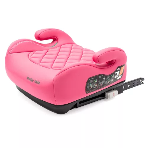Autós ülésmagasító  BABY MIX HERO Plus ISOFIX I-SIZE 2026 pink