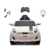 Elektromos autó Milly Mally Fiat 500e fehér