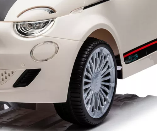 Elektromos autó Milly Mally Fiat 500e fehér