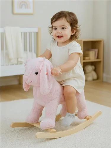 Nyuszis hintajáték dallammal Baby Mix