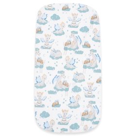   Pamut babakocsihoz való lepedő pamut New Baby  Sárkány 35x75cm