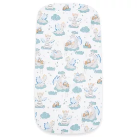   Pamut babakocsihoz való lepedő pamut New Baby  Sárkány 35x75cm