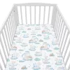 Pamut kiságyba való lepedő pamut New Baby Sárkány 120x60 cm