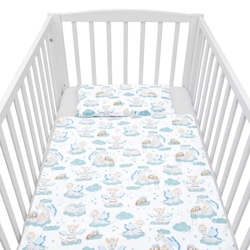 2-részes ágyneműhuzat New Baby Sárkány 90/120 cm
