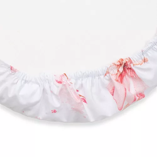 Pamut babakocsihoz való lepedő pamut New Baby Tündér 35x75cm