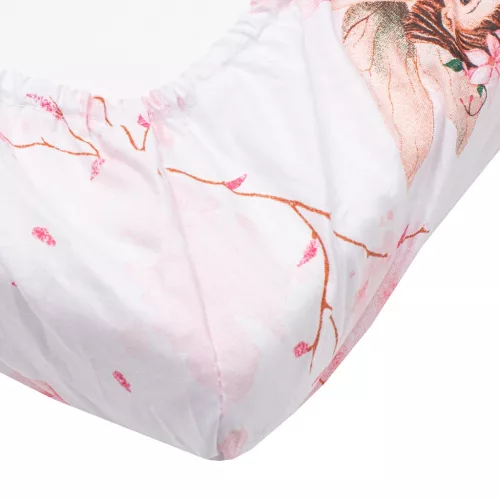 Pamut kiságyba való lepedő pamut New Baby Tündér 120x60 cm