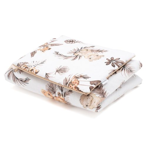 Kétoldalas együttes Velvet és pamut New Baby babakocsiba Safari