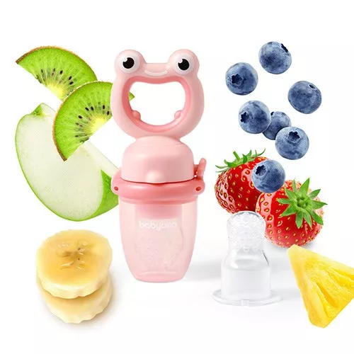 Etető rágóka Baby Ono FROG rózsaszín
