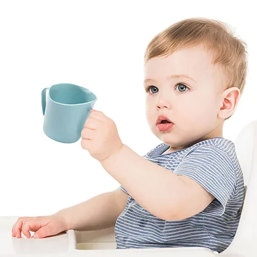 Ergonomikus ivástanuló bögre Baby Ono FLOW világoskék