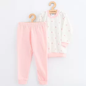 Gyermek pamut pizsama New Baby pink bear