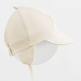   Pamut baba sapka napellenzővel New Baby Casually dressed beige