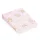 Baba párna huzat- ék alakú New Baby BASIC fehér 30x37 cm bear pink