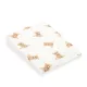 Muszelin Baba párna huzat- ék alakú New Baby STANDARD 30x37 cm bear