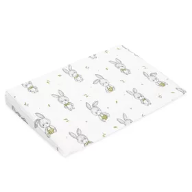   Muszelin Baba párna huzat- ék alakú New Baby STANDARD 30x37 cm bunny