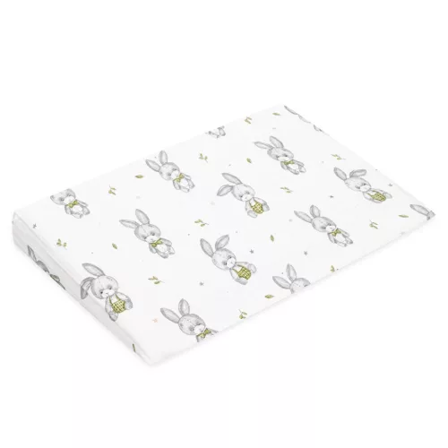 Muszelin Baba párna huzat- ék alakú New Baby STANDARD 30x37 cm bunny