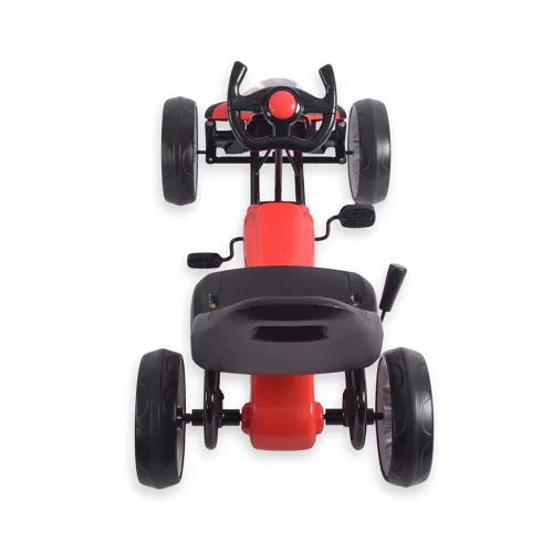 Go-kart Milly Mally Power pedálos gyerek gokart piros