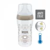 Baba cumisüveg NUK Perfect Match Temperature Control 260 ml barna